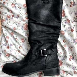 Target black boots size 8